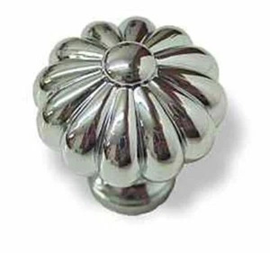 1-1/4" großer Kürbisknopf Chrom - Bild 1 von 1