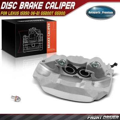 前左驱动器盘式制动卡钳适用于雷克萨斯 IS350 GS200T GS300 GS350 GS450h — 第 1/4 张图片