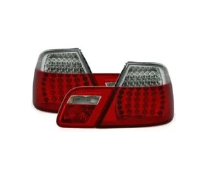 BMW 3 SERIES E46 COUPE 1999-2003 RED WHITE VT314 SET REAR LIGHTS TAIL LED - Picture 1 of 5