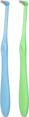 CRETTY-MEET 2 x Interspace Toothbrush Soft Trim Single Tufted Wisdom Toothbrush for Detail