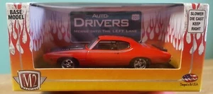 Pontiac GTO Judge 1969 Máquinas M2 conductores automáticos neumáticos de goma a escala 1:64 nuevos - Imagen 1 de 8