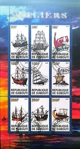 Ancient Ships  Themed  CTO S/S - Mini Sheet - Picture 1 of 1