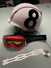 Skihelm von CoxSwain mit Alpina Skibrille