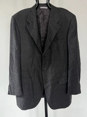 Belvest para Ari Boston IT52R US42R Gris Lana Cabeza de Uñas Ventana Abrigo Deportivo Italia Foto 1 de 4