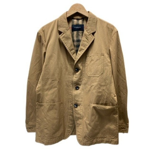 Giacca sartoriale Burberry LONDON marrone taglia L tinta unita singolo bottone tasca frontale