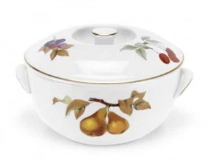 Royal Worcester Evesham Gold Runde Abdeckung Tiefe Schale - Bild 1 von 1