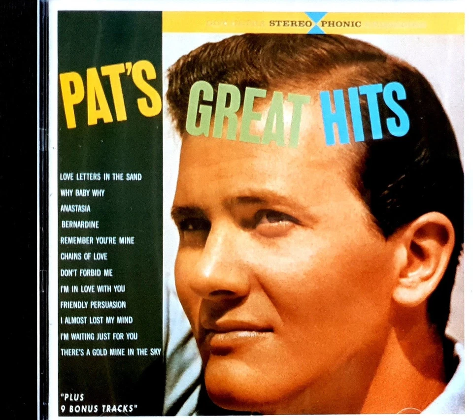 Pat Boone – Pat's Great Hits CD 1993 MCA Records Germany – MCD 30582 - Image 1 of 1