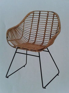 Rattan-Retrostuhl 70er Jahre - Bild 1 von 1