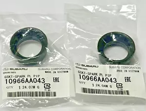 2013-2024 Subaru Gasket Spark Plug Pipe Tube Seal DOHC 10966AA043 Set of 2 Seals - Picture 1 of 2