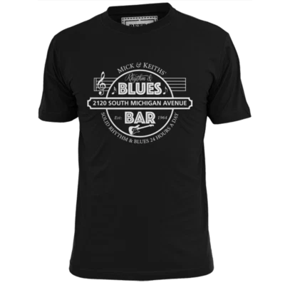 Mens Mick And Keiths Blues Bar T Shirt Howlin Wolf Muddy Waters B B King Miles