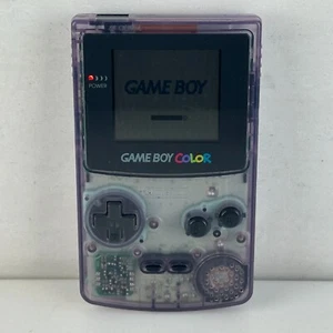 Nintendo Game Boy Color Clear Purple CGB-001 Original Console NTSC-J - Imagen 1 de 6
