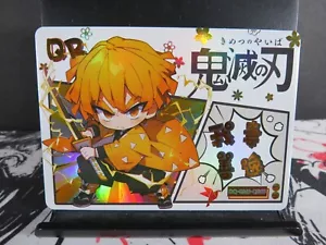 Zenitsu Agatsuma QR Rare Karte Demon Slayer Hochzeit 3 Sammlerstück Holo Foil CCG - Bild 1 von 4