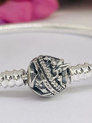 Bracciale Trilli Tinkerbell Nastri Metallo&Argento Con Cristalli 19cm - Immagine 1 di 4