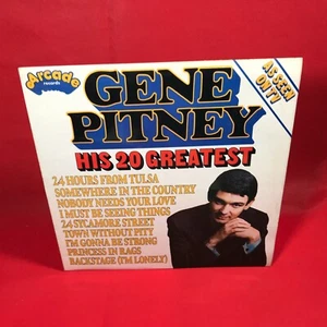 GENE PITNEY His 20 Greatest 1976 UK vinyl LP best of 24 Hours From Tulsa - Picture 1 of 4