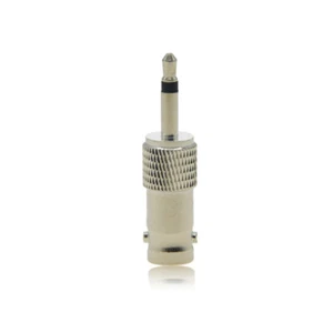 Conector hembra BNC a 3,5 mm mono 1/8" macho enchufe adaptador coaxial RF enchufe conector - Imagen 1 de 5
