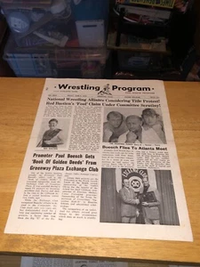 RARE 06/09/1972 NWA Houston, TX Paul Boesch THE SPOILER Wrestling Program WWF - Picture 1 of 4