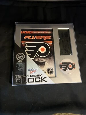 Philadelphia Flyers Digital Team Desk Clock.  NIB - Image 1 of 2