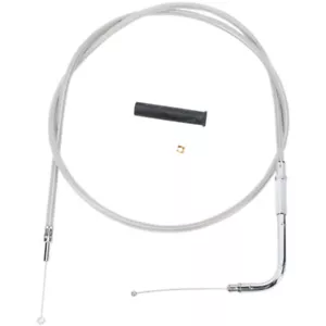 Drag Specialties 42.5" Braided Stainless Throttle Cable Harley (EFI) - VRSCX 07 - Foto 1 di 1