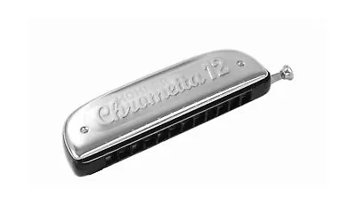 Hohner 255-C Chrometta 12 Harmonica, Chromatic, Key of C - Image 1 of 2