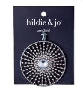 1,5" x 1" Silber Blume Anhänger mit Perlen von Hildie & Jo - Bild 1 von 2