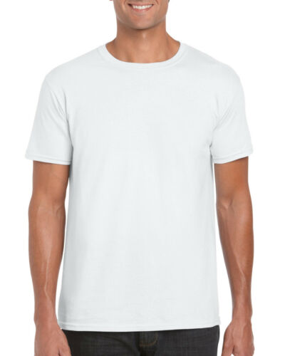 mens t shirts Plain Gildan 100% Soft Cotton T shirt Quick Dispatch upto 4XL