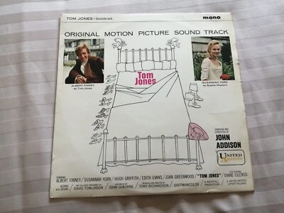 JOHN ADDISON - TOM JONES   -  SOUNDTRACK  (Original UK   Utd. Artists ULP 1062) - Image 1 of 4
