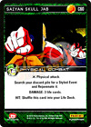 DBZ Dragon Ball Z TCG Panini Perfection C60 Saiyan Skull Jab Foil