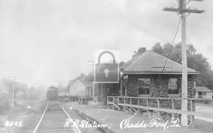 Railroad Train Station Depot Chadds Ford Pennsylvania PA - 8.5x11 Print - Picture 1 of 2