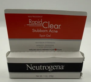 Neutrogena Rapid Clear Stubborn Acne 1 OZ Spot Gel - Picture 1 of 10