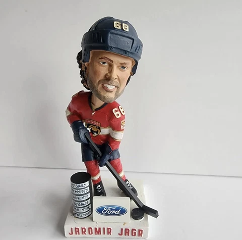 JAROMIR JAGR NHL BOBBLEHEAD NEW IN BOX #68 FLORIDA PANTHERS 10/15/2016 GAME Cover