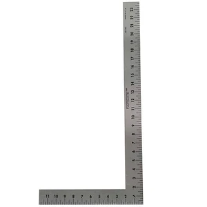 Fairgate 12" X 6" Half-Size L-Square Ruler #50-147 - Made in USA - Picture 1 of 3