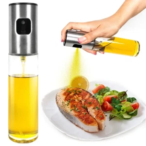 NEW 100ml/3.5oz Olive Oil Sprayer For Cooking - Oil Mister Spray Bottle Glass - Picture 1 of 6