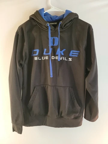 Stadium Athletics Mens Vintage Duke Blue Devils Hoodie with pockets Size Small Cover