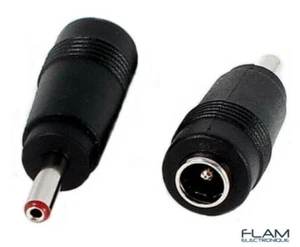 Adaptateur de prise 5,5x2,1mm vers 3,5x1,35mm / Adapter plug for Power Supply - Foto 1 di 2
