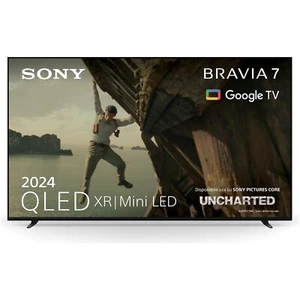 Sony Smart TV 65" 4K Ultra HD QLED Mini LED Android Classe D Wi-Fi Nero K65XR70 - Foto 1 di 1