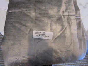 2 West Elm cotton Luster Velvet drapes panels curtains 96 84 platinum doublewide - Picture 1 of 1