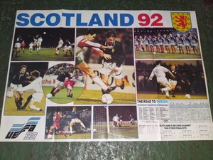 SCOTLAND 92 UEFA POSTER (A1) - Picture 1 of 1