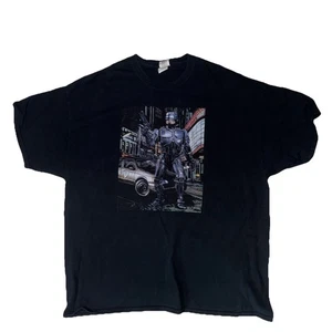 Robocop Poster T Shirt Mens Licensed Police Movie Tee Black - Picture 1 of 4