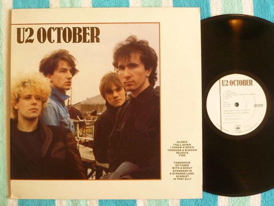 U2 October LP CBS 1981 w/ Inner Sleeve Ireland Pressing/UK Jacket - Image 1 of 2