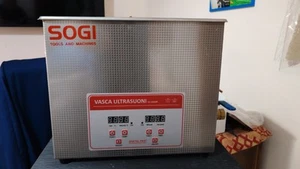 Vasca Ultrasuoni SOGI X Lavaggio Dischi In Vinile+Staffa Motorizzata Lava Dischi - Foto 1 di 12