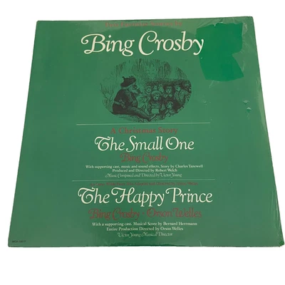 Two Favorite Stories by Bing Crosby Vinyl LP The Small One & Happy Prince Sealed - Image 1 of 4
