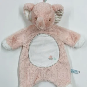 Douglas Cuddle Toys Baby Pink Elephant Sshlumpie Plush Lovey Blanket 17” 2020 - Picture 1 of 12