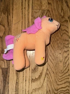 2003 Nanco My Little Pony Plush Sparkleworks Peach Pink Embroidered - Picture 1 of 8
