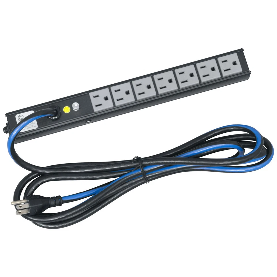 Middle Atlantic PD-715SC-NS Slim Power Strip 7 Outlet 15A - Image 1 of 1