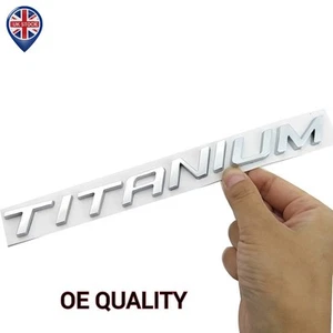TITAN Auto Buchstabe Boot Badge Emblem für FORD Fiesta Focus Mondeo Galaxy FD019 - Bild 1 von 6