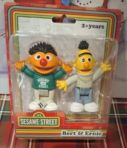 Sesame Workshop Sesamstraße Freunde 2er Pack Bert & Ernie 3" Einwegfiguren! - Bild 1 von 4