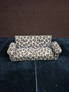 Puppenhaus Sofa Couch Leopardenmuster - Bild 1 von 11