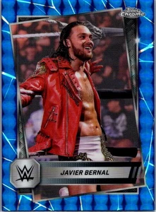2025 Topps Chrome WWE - Javier Bernal #61 Blue Geometric Refractor /99 - Picture 1 of 2