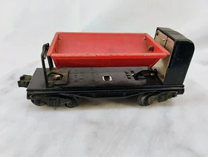 VINTAGE Lionel 3559 Coal Dump Car Black & Red, O gauge. UNTESTED - Picture 1 of 10