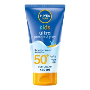 NIVEA Kids SPF 50+ Sun Lotion 150ml – Water Resistant Sun Cream for Children - Picture 1 of 5